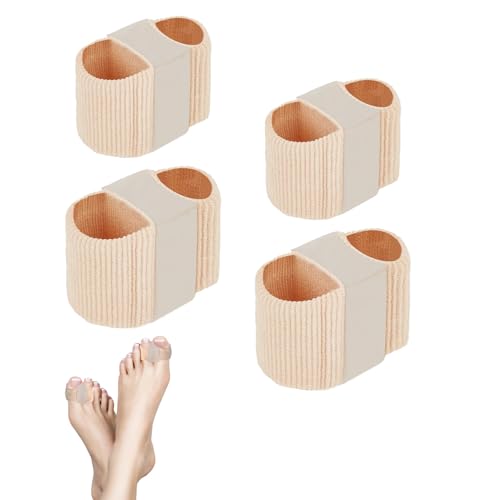 Ecarteur Orteil, 4 pièces écarteur Orteil, Hallux Valgus, Separateur Orteil, Deux tailles : S et L, fabriquées en silicone de haute qualité, doux et...