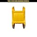 Rubbermaid Commercial Products Mobile Plastic Safety Sign/Barrier 13 Feet Yellow for Spills/Maintenance/Construction