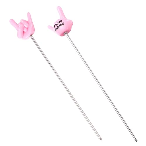 OKUMEYR Diy Baking Essential 2pcs Stainless Steel Cake Test Pin for Cake Bread Muffin Testing