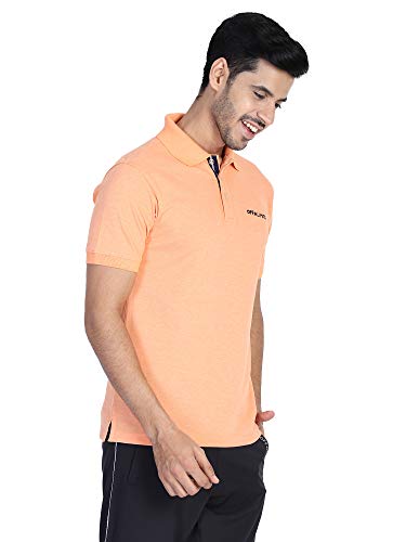 Image of OFF LIMITS Mens Logo Polo for Mens (ORNAGE Mel) Orange