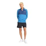 New Balance Men's Athletics Heat Grid 1/2 Zip, Heron Blue, Small