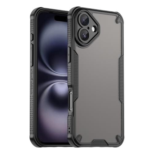 Coque iPhone 16 Plus givrée translucide antidérapante antichoc