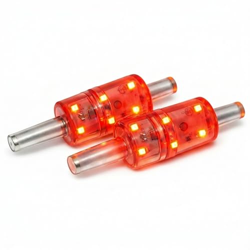 Bélières de cricket LED étanches à flash rouge réactif aux chocs