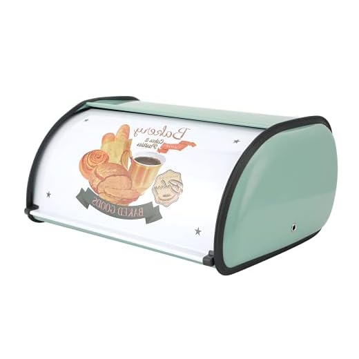 Panera, Caja Pastelera de Hierro con Asa Redonda Base Antideslizante para Hogar para Cocina(Azul)