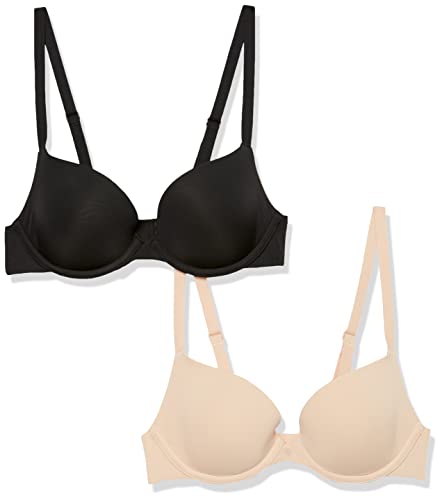 Soutien-gorge à décolleté plongeant anti-marques avec sa doublure légère lot de 2