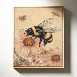 Illustration d'insecte et de plante vintage pour sublimer la décoration de cuisine