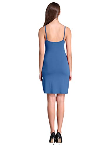Image of Coreal Women's Modal Spaghetti Strap Slip Under Dress Stretchy Layering