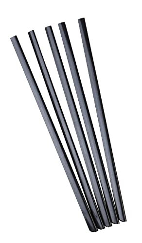 Exacompta 428432 Präsentationsset Serodo DIN A4: 5 schwarze Klemmschienen 3mm, 5 Deckel elfenbein, 5 Deckel glasklar aus PVC 200? Kapazität bis zu 30 Blatt ideal für Bewerbungen, Mappen, Dokumente