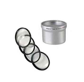 Macro Close UP Lens 4 Filter Kit +Tube for Canon Powershot A510, Canon A520, Canon A540 Bundle