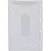 Advantus Clear ID Card Holder, Horizontal, Clear 2.31" x 3.69" Holder, 2.13" x 3.38" Insert, 25/Pack