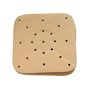 Muskan Enterprises -ME 200pcs Heat Resistant Air Frying Pan Pa r Nonsti Air Fryer Liners 8.5 Inch Oil Pa r for Air Fryer Pans Bamboo Steamer Easy to Clean