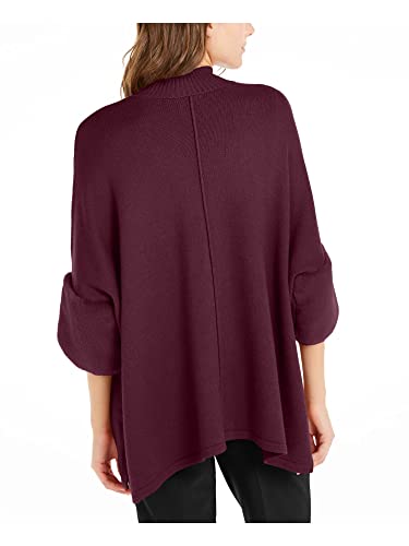 Alfani Womens Pearl Neck Cozy Pullover Sweater Red L #TOP1