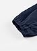 blibean Girl Fall Long Sleeve Dress Kid Fashion Boho Ruffle Neck Smocked Dresses Semi Formal Party Swing Dresses Solid Casual Trendy Dressy Clothes Navy Blue Size 6-7 Six Seven Year Old