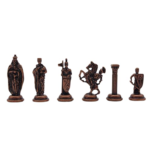 Set de Ajedrez de Madera con Caja y Piezas Metálicas miniatura 5