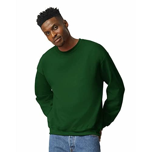 Gildan Crewneck Sweatshirt Forest, Forest Green, XX-Large