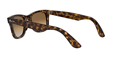 Ray-Ban Unisex Rb4340 Wayfarer Ease Square Sunglasses, Light Havana/Clear Gradient Brown, 50 mm - image 5