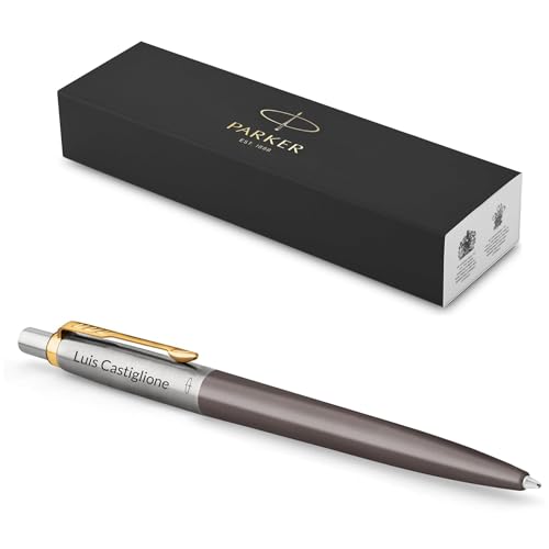 Bolígrafo PARKER Jotter Reciclado Grey GT personalizado con grabado para cumpleaños