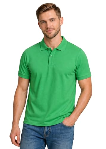 Image of INKKR Men's Polo Neck Half Sleeve Solid T-Shirts