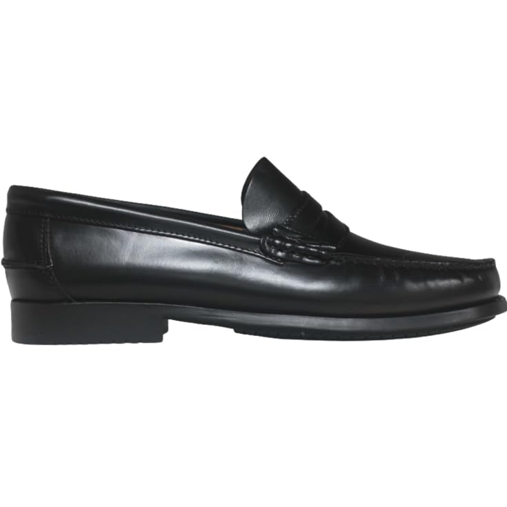 Benavente Zapato MOCASÍN Marca Antifaz Piso Goma Negro