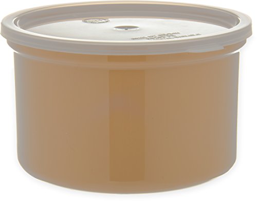 CFS 034306 Poly Tuf Polypropylene Crock with Lid, 1.5 qt Capacity, 4
