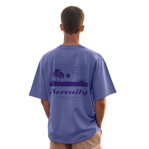 Image of Nobero Men's Oversized Graphic T-Shirt for Men | Soft Cotton | Drop Shoulder Relaxed Fit | Printed Casual Tshirt for Men