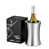 Gekühlt - Halten Sie Ihren Wein perfekt gekühlt mit dem stilvollen und doch funktionellen Weinkühler 