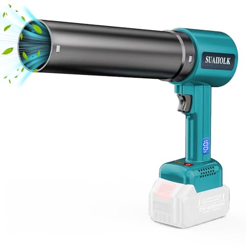 Akku-Laubbläser für Makita Akku 18V, Bürstenloses Akku Gebläse, 4 Gang,...