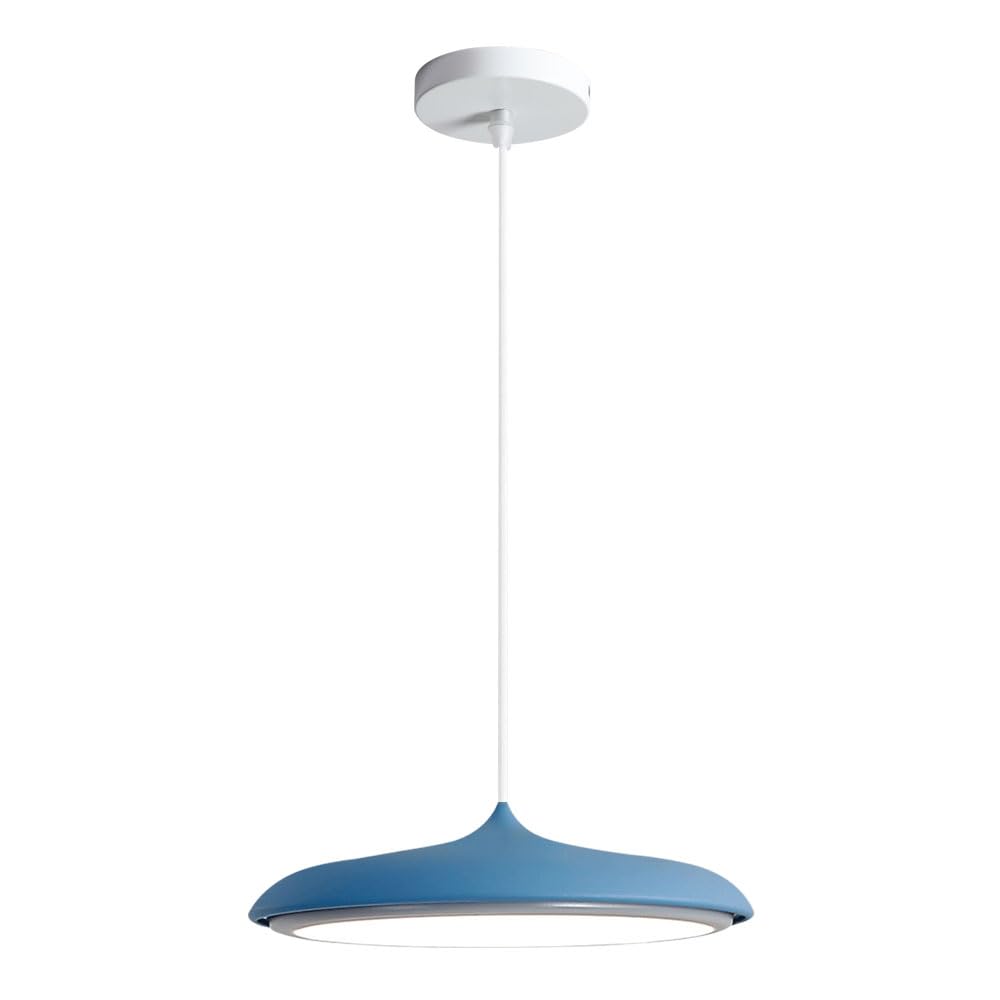 Lámpara colgante de hierro moderna con luz LED integrada para techo de restaurante