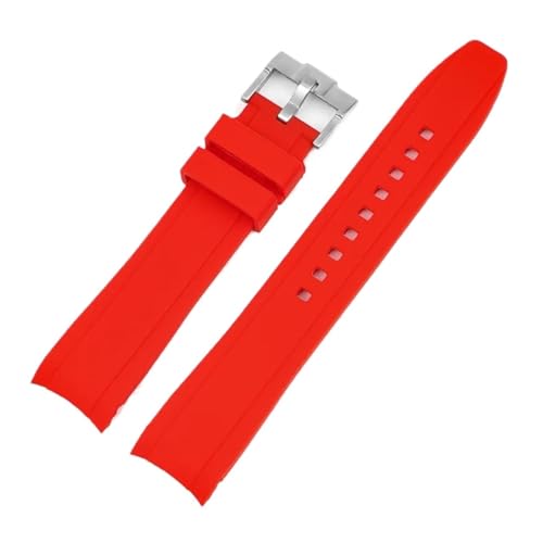 Bracelet montre silicone incurvé pour éliminer le vide sur MoonSwatch et Rolex