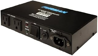 Furman AC-215A Compact Power Conditioner with Auto-Resetting Voltage Protection - Black