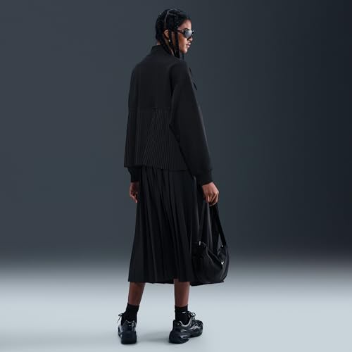 Image of Nike Sportswear Women's Pleated Jacket (Black /Sail)