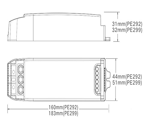 Alimentation à gradation LED 30W PE292 graduation fluide sur thyristor - 3