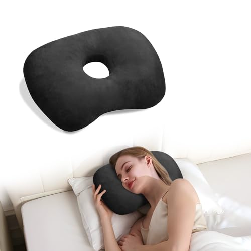 Swaycy Ear Piercing Hole Pillows Side Sleeper Pillow an Ear