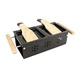 OTIX Raclette-Set für 2 Personen ohne Stecker Schwarz