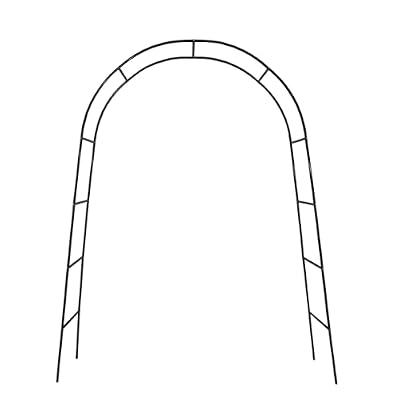 Garden Arch Metal Garden Arbor, 7.9Ft Garden Arch Trellis for Climbing Plants Outdoor Wedding Party, Decor Garden Arbors and Arches 7.9Ft (H) x 4.6Ft (W)