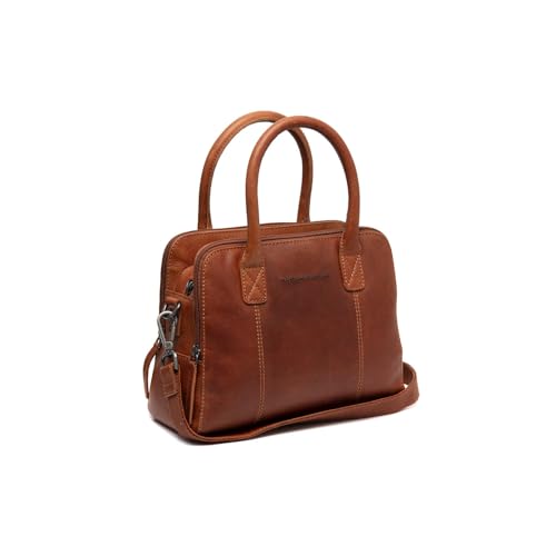 Sac bandoulière Ezra de The Chesterfield Brand en cuir véritable cognac élégant