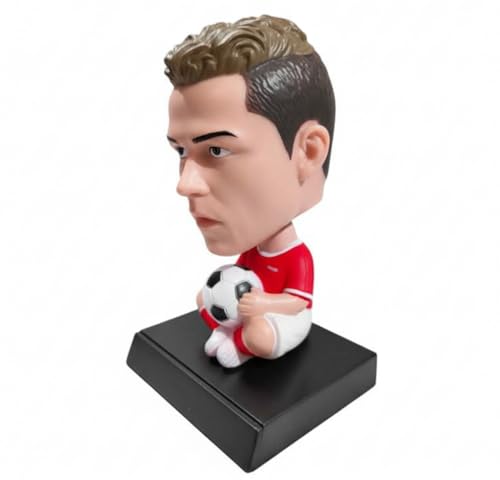 Image of Super Hero Action Figure Limited Edition Bobblehead with Mobile Holder for Car Dashboard, Office Desk & Study Table (Ronaldo Ne)