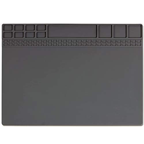 断熱ワーキングマット耐熱500℃高温 作業マット 耐熱 シリコン製作業用マット 絶縁 断熱パッド 溶接用 500℃高温熱風に耐える 無毒 電子製品・携帯・パーソコン分解修理用ツール 40.5cm*30.5cm 灰色 断熱ワーキングマット耐熱500℃高温 作業マット 耐熱 シリコン製作業用マット 絶縁 断熱パッド 溶接用 500℃高温熱風に耐える 無毒 電子製品・携帯・パーソコン分解修理用ツール 40.5cm*30.5cm 灰色