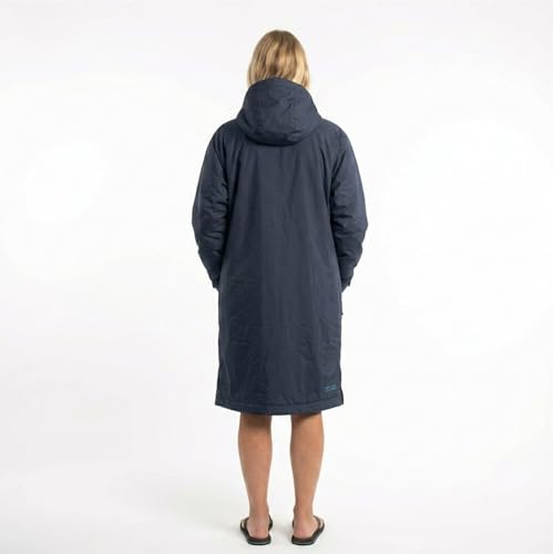 Chaqueta ultra-calde impermeable con forro polar poncho para surf y buceo 4