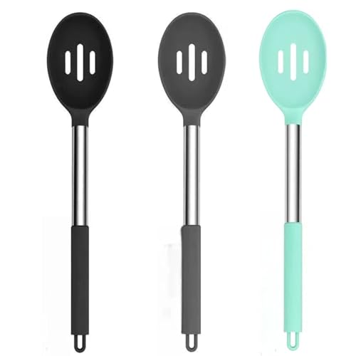 Cyoufine Silicone Slotted Spoon Set