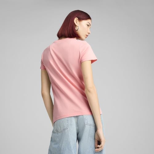 PUMA ESS No. 1 Logo Tee Kadın Tişört, Pink Fruit, XS - Görsel 5