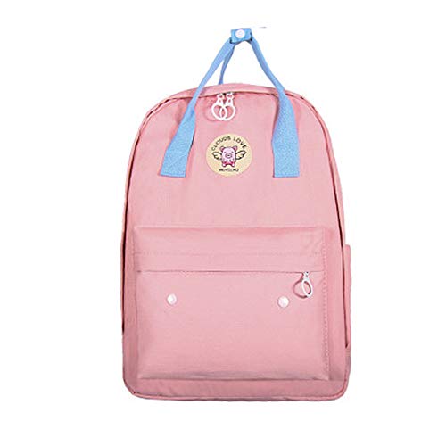 Preisvergleich Produktbild Studentenrucksack, Schulmaterial Für Jungen Und Mädchen, Pink