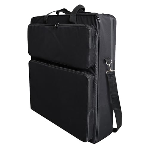 Bolsa de almacenamiento para paneles solares, funda de transporte a prueba de polvo de 25.2 pulgadas para paneles, bolsa protectora con asas reforzadas, bolsa para camping, material impermeable, uso