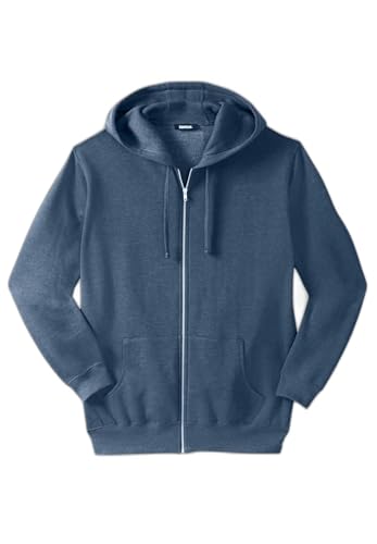 Image of KingSize Men's Big & Tall Fleece Zip-front Hoodie Jacket