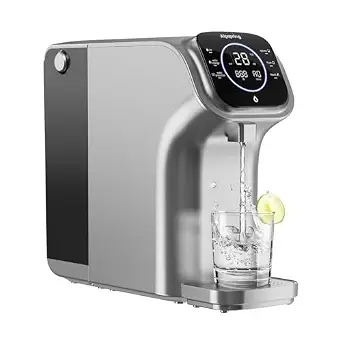 Countertop Reverse Osmosis System for Home, 6-Stage RO Water Filter with Remineralization and UV, Portable No Installation Water Purifier, Countertop RO Water Filtration, Reduce TDS/PFAS/PFOA