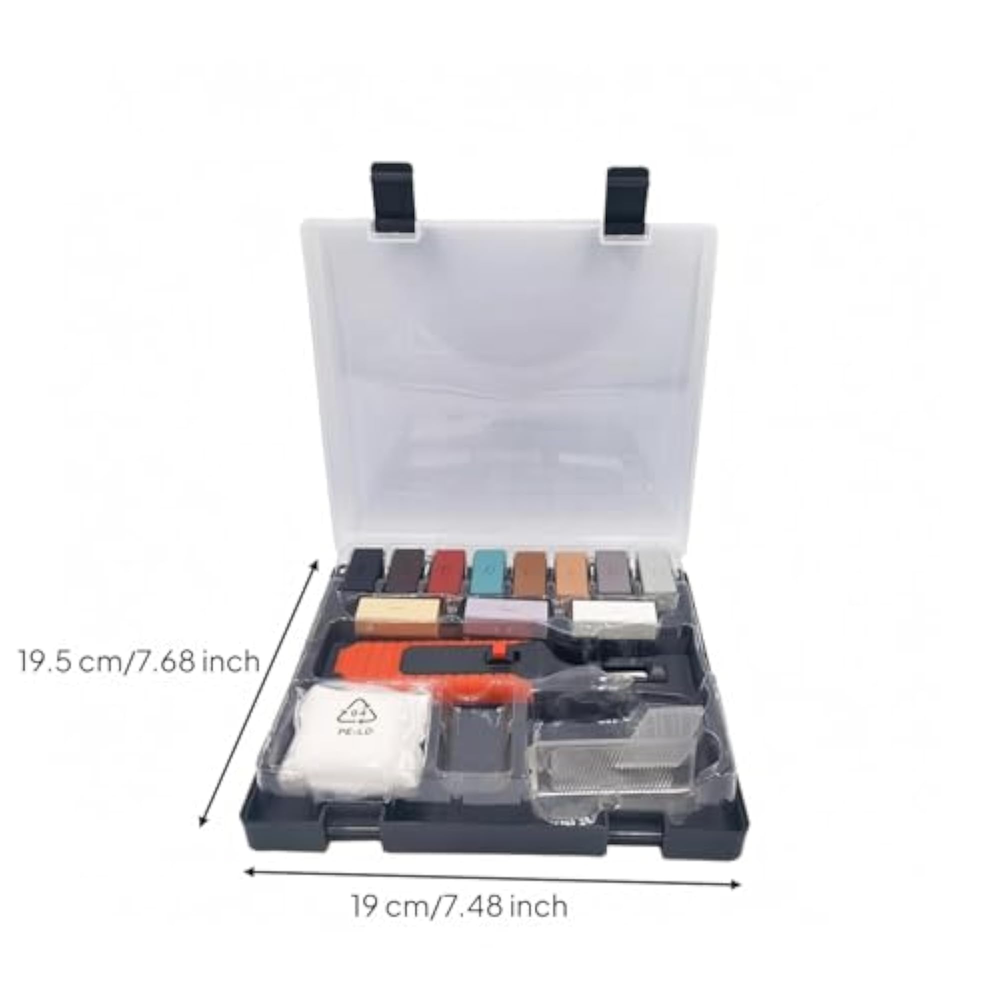 Clear-Lidded Case Tile Repair Kit, Handheld Tile Scratch Repair