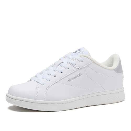 Reebok Shadoray Casual Womens Shoes for Tennis or Walking, White/Metallic Silver, 9 - image 1
