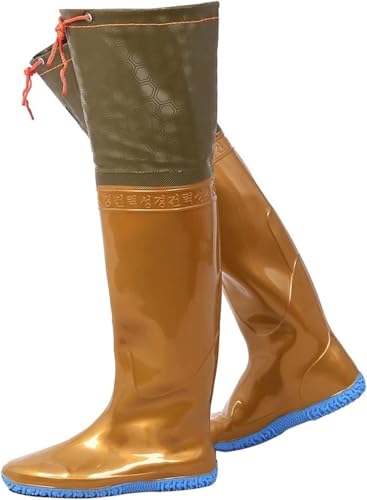 Cuissardes de pêche mixtes en PVC légères et imperméables - 2