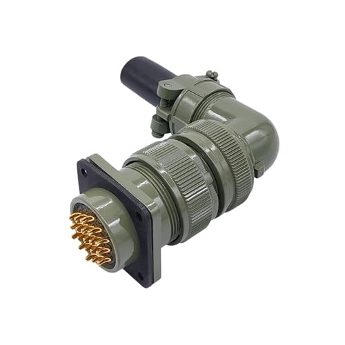 Conector MIL-C-5015 de 19 pines que evita cortes de señal por vibración MS3108 3