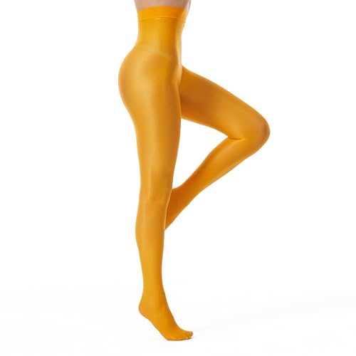 Image of Frola Shaping Tights for Women 70D Shimmery Pantyhose for Dance Ballet Glitter Socks